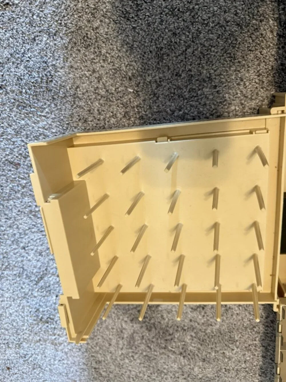 Vintage Singer Home Chest Sewing Notions Fold Out Box Handles READ!